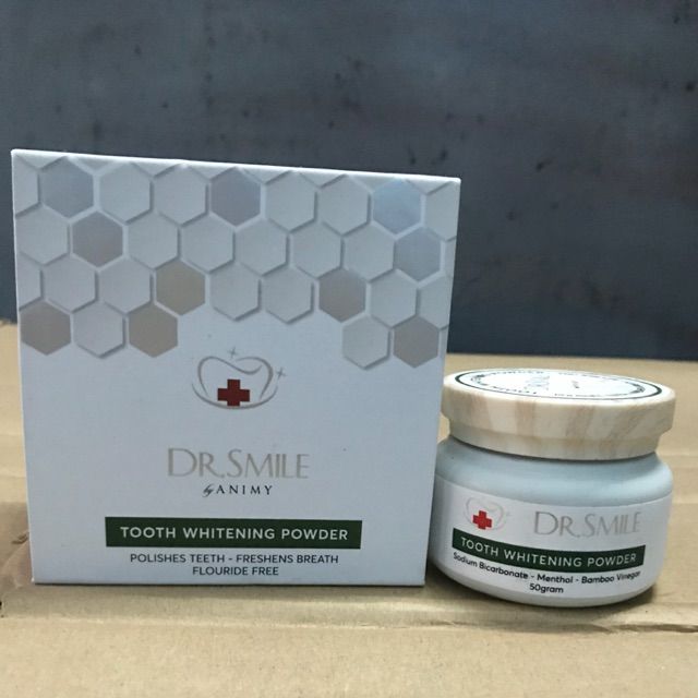 Hình ảnh thực tế bột trắng răng Dr.Smile