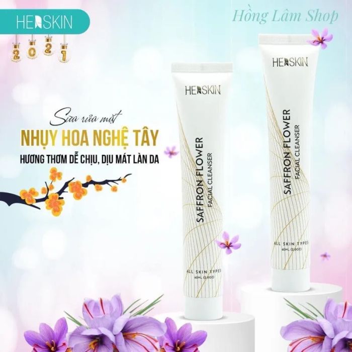 Hình ảnh sản phẩm Sữa Rửa Mặt Saffron Flower - Ảnh 2