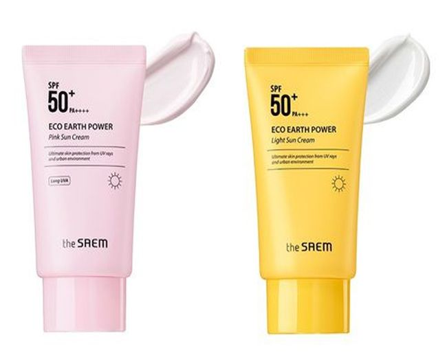 Hình ảnh thực tế kem chống nắng The Saem Eco Earth Power Sun Cream EX (Ảnh 2)