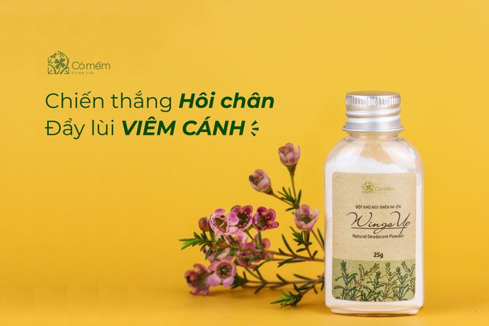 Hình ảnh thực tế Bột Khử Mùi Wings Up