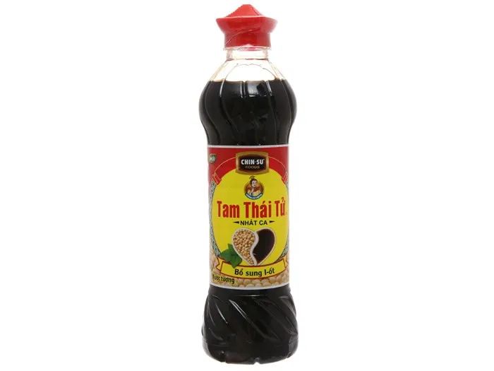 Hình ảnh chai nước tương Tam Thái Tử 500ml