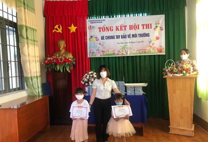 Góc học tập sáng tạo tại Trường Mầm Non Họa Mi