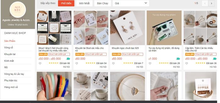 Những mẫu hoa tai trendy nhất tại Agusto