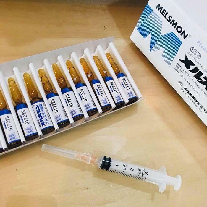 Hình ảnh minh họa hiệu quả sau khi sử dụng Melsmon Placenta