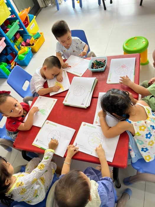 Những khoảnh khắc vui chơi đáng yêu tại Trường Mầm Non Hướng Dương