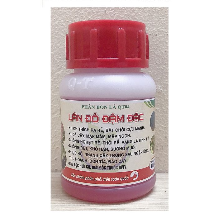 Hình ảnh minh họa Phân bón lá siêu lân đỏ đậm đặc QT04