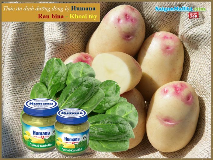 Nguồn kali sunfat tự nhiên dồi dào trong các loại rau củ quen thuộc: rau bina, cà rốt và khoai tây. Ảnh minh họa