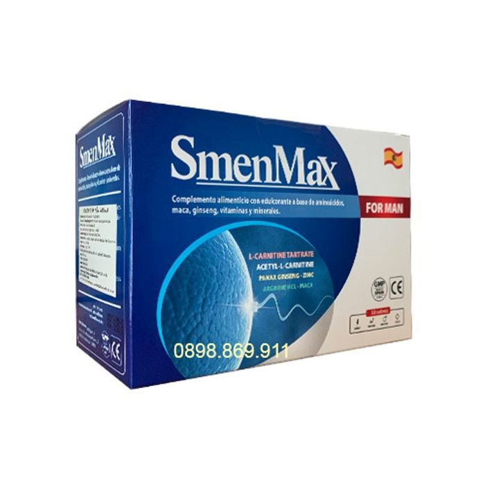 Hình ảnh sản phẩm Smenmax - Giải pháp Tây Ban Nha cho tinh trùng khỏe mạnh (Ảnh 1)