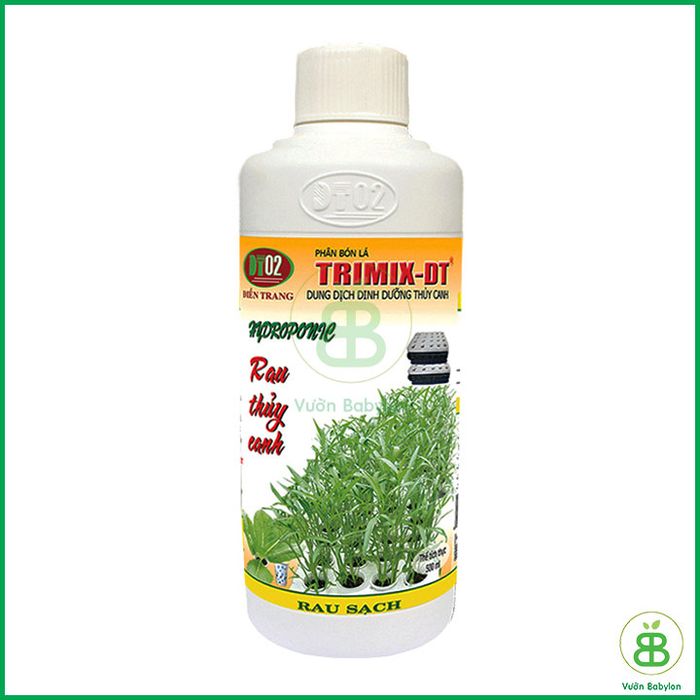 Hình ảnh 2: Ứng dụng thực tế dung dịch Trimix DT trong thủy canh rau sạch