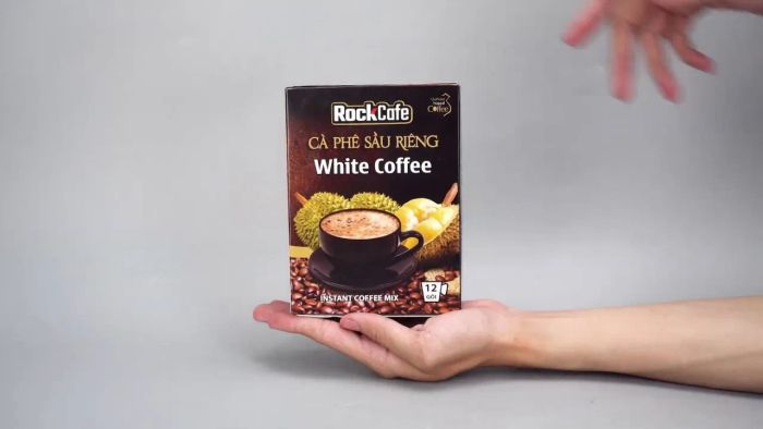 Hình ảnh sản phẩm Rockcafe Durian White Coffee - góc nhìn nghệ thuật