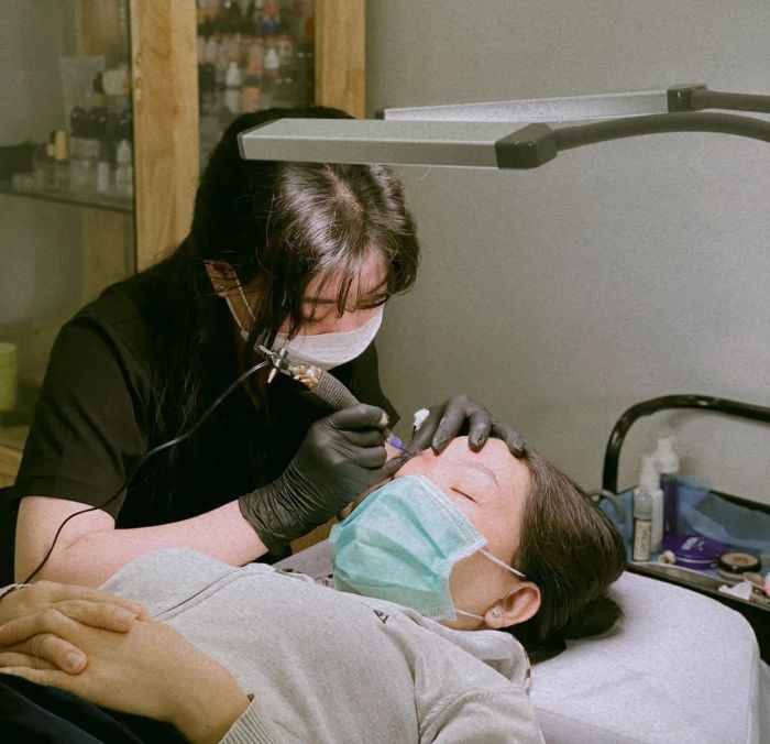 Quy trình phun xăm chuyên nghiệp tại Trúc Phạm Beauty & Academy