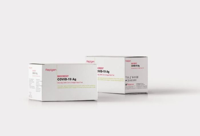 Hình ảnh minh họa bộ kit test nhanh COVID-19 Ag Biocredit (ảnh 2)