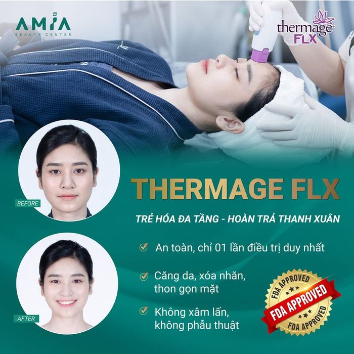 Hình ảnh quy trình làm đẹp chuẩn y khoa tại Amia Beauty Center