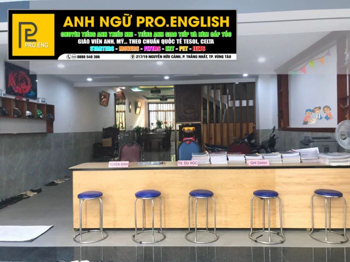 Hình ảnh lớp học tại Pro.English