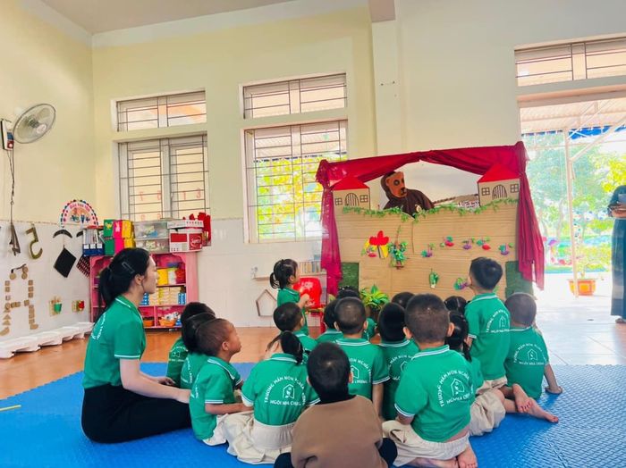Hình ảnh thứ hai về Trường Mầm Non Nghĩa Trung - Ngôi trường rộn rã tiếng cười trẻ thơ