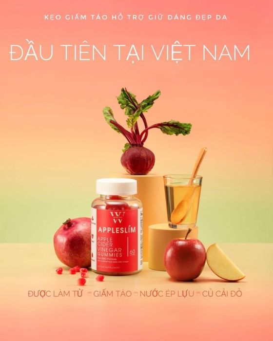 Hình ảnh thực tế Kẹo Appleslim - Sản phẩm giảm cân từ giấm táo
