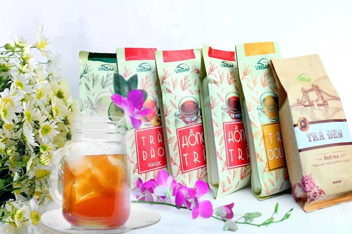 Hình ảnh không gian trưng bày đa dạng nguyên liệu tại Grand Food