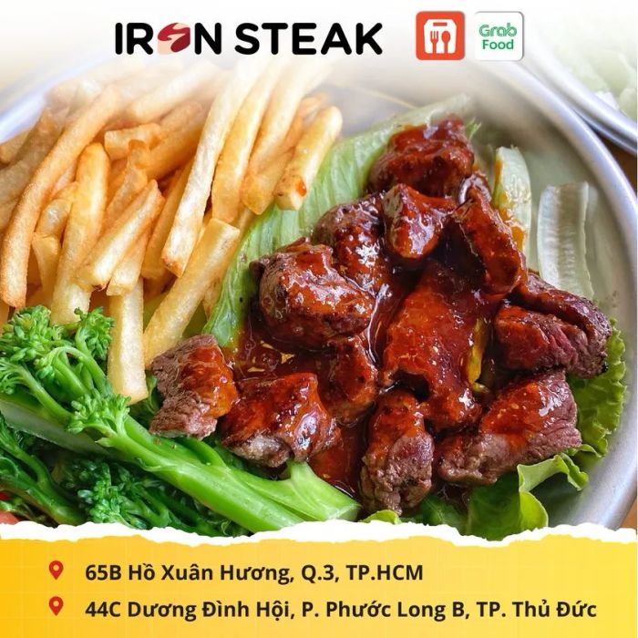 Những món ăn đặc trưng tại IRON STEAK
