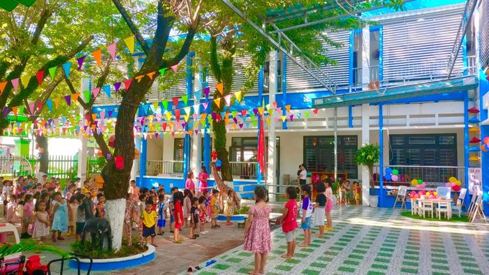 Hoạt động vui chơi bổ ích ở Trường Mầm non Tuổi Thơ