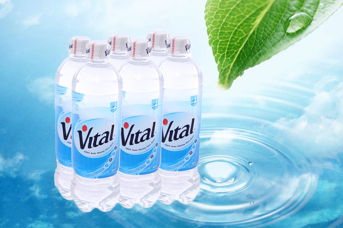 Hình ảnh dây chuyền sản xuất nước khoáng Vital
