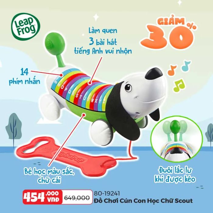 Góc đồ chơi giáo dục thương hiệu Disney tại Mykingdom