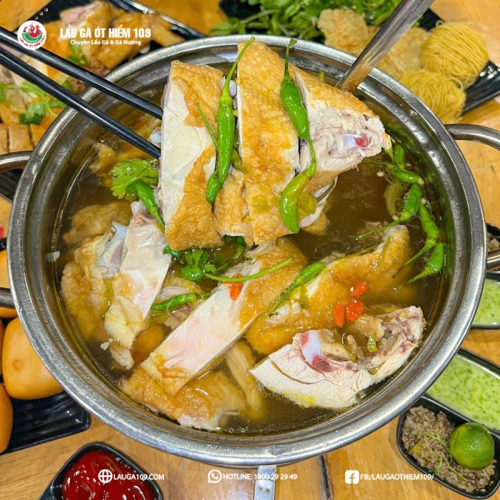 Hình ảnh Lẩu Gà Ớt Hiểm 109 - Nét đặc trưng ẩm thực cay nồng