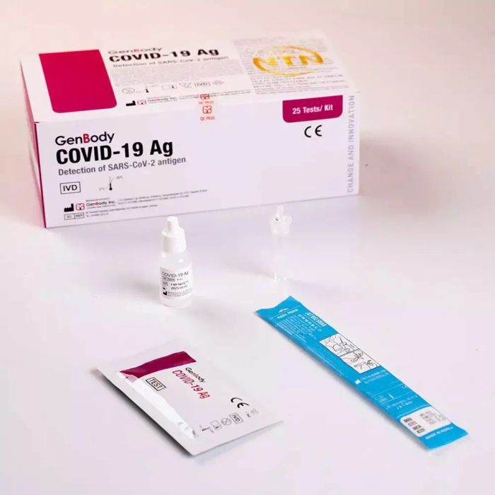 Bộ sản phẩm Kit test GenBody COVID-19 Ag qua hình ảnh minh họa - Thiết kế tiện dụng, đạt chuẩn y tế cho kết quả đáng tin cậy