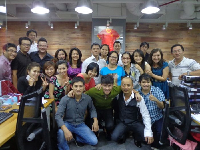 Hình ảnh đội ngũ sáng tạo Dentsu Việt Nam