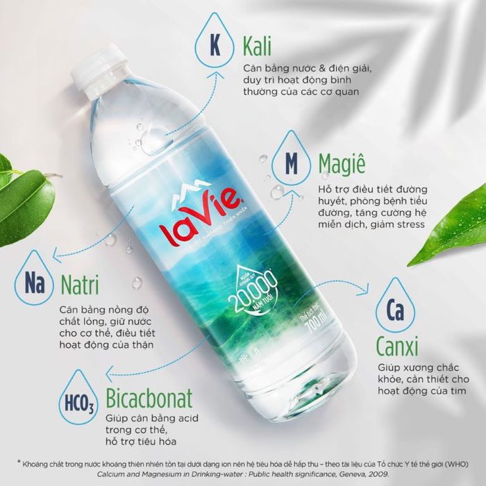 Hình ảnh dây chuyền sản xuất nước Lavie hiện đại
