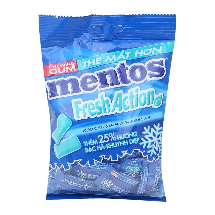 Hình ảnh Kẹo cao su Mentos Fresh Action hương bạc hà