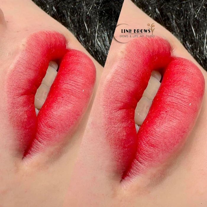 Kết quả phun xăm ấn tượng tại Linh Brows Studio