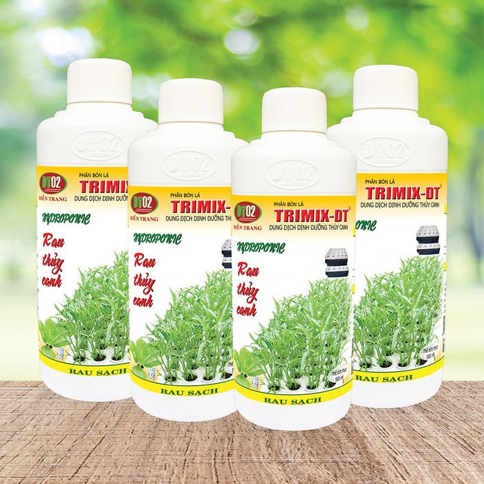 Hình ảnh 1: Dung dịch Trimix DT cho hệ thống thủy canh mini