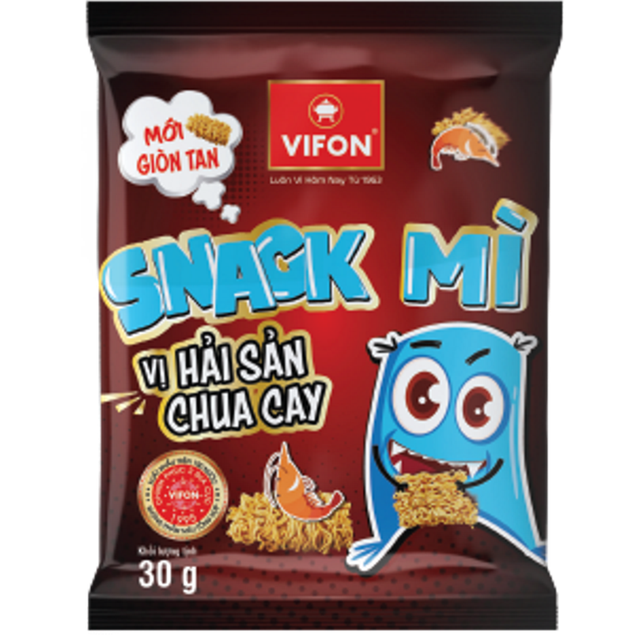 Hình ảnh Snack mì Vifon hải sản chua cay