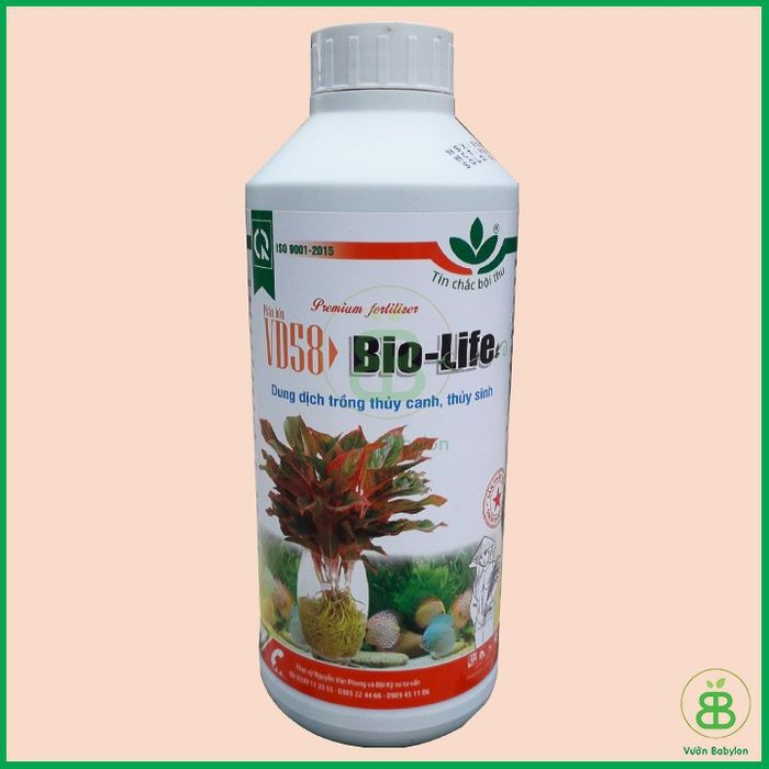 Hình ảnh 1: Dung dịch Bio Life công nghệ Nano cho thủy canh