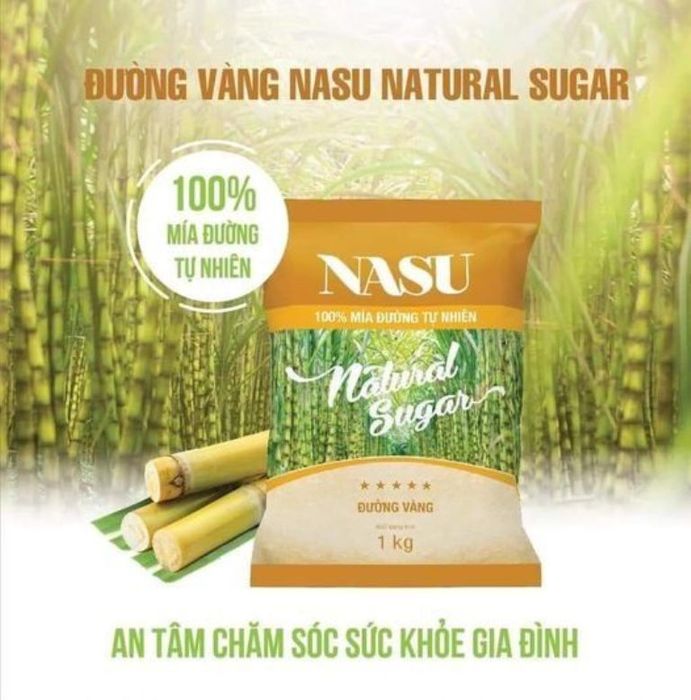 Hình ảnh đường vàng NASU Natural Sugar - Sản phẩm chất lượng cao