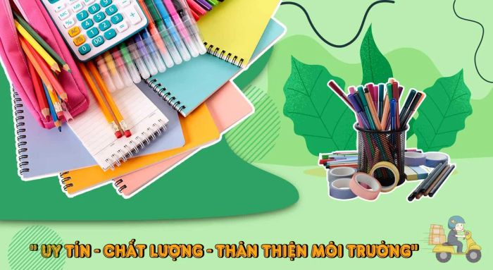Không gian trưng bày hiện đại tại showroom Văn phòng phẩm Hà Nội