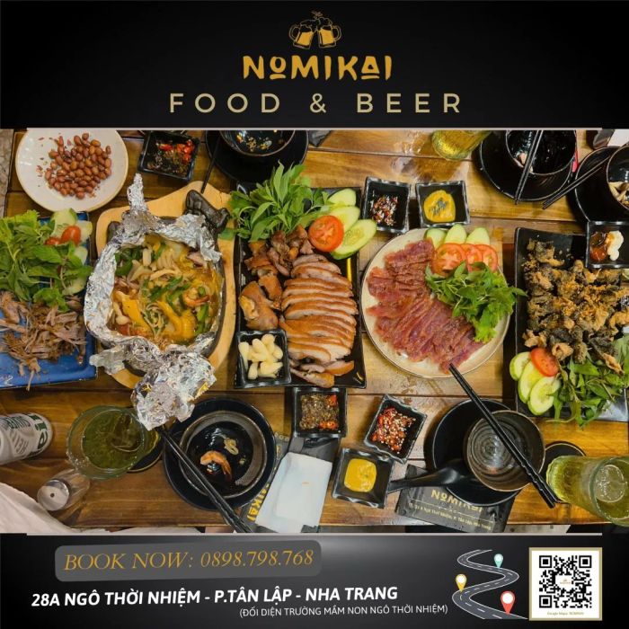 Nomikai Food & Beer – Sự Kết Hợp Hoàn Hảo Giữa Món Ngon Và Bầu Không Khí Thoải Mái