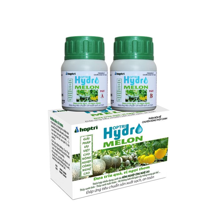 Hình ảnh minh họa số 1: Bộ dinh dưỡng Hydro Melon cho dưa lưới thủy canh