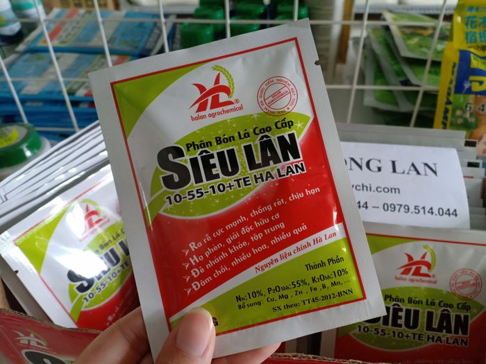 Hình ảnh chi tiết Phân Bón Siêu Lân Đỏ Hà Lan 10-55-10-TE