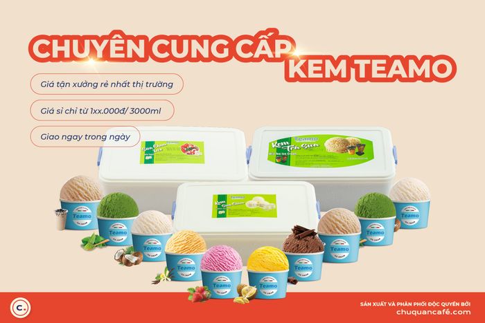 Không gian trưng bày nguyên liệu pha chế đa dạng tại Chuquancafe