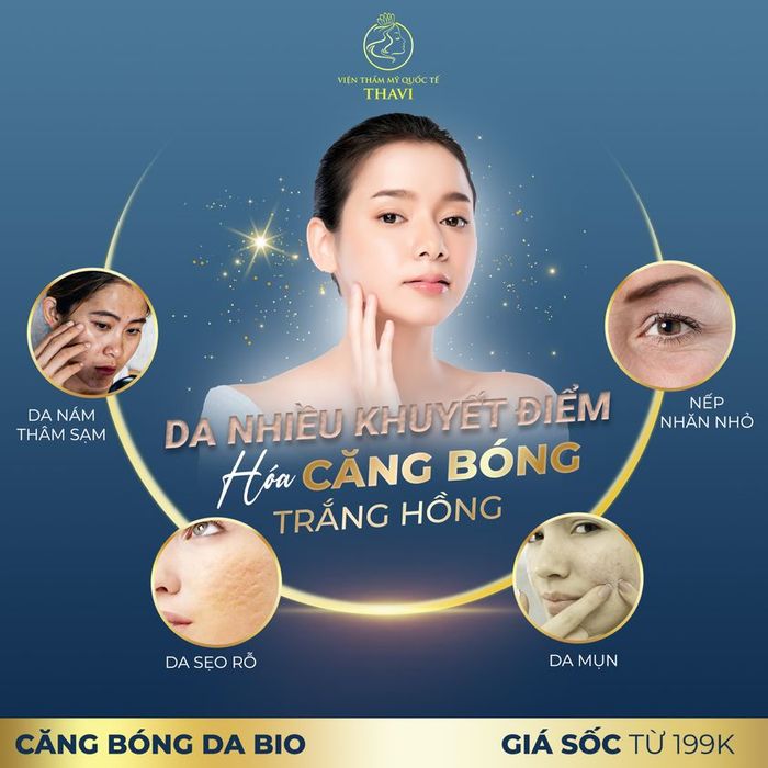 Hình ảnh quy trình chăm sóc da chuyên nghiệp tại Thavi