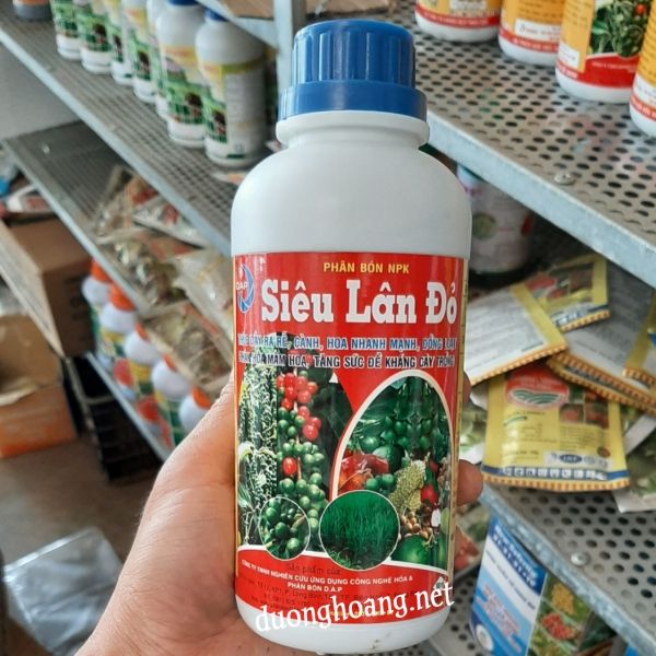 Hình ảnh minh họa phân bón NPK siêu lân đỏ