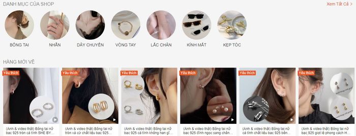 Những mẫu trang sức trendy nhất tại She by She