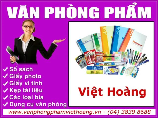 Hình ảnh không gian trưng bày ấn tượng của Văn phòng phẩm Việt Hoàng