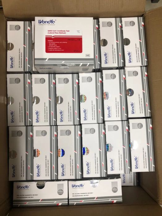 Hình ảnh bộ kit test nhanh WONDFO SARS-COV-2 (ảnh 1)