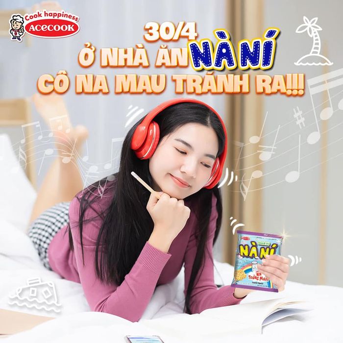 Hình ảnh Snack Mì Nà Ní Acecook đa dạng hương vị