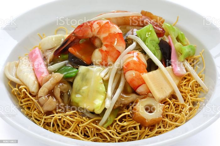 Mì Xào Giòn Ăn Liền Nagasaki Sara Udon Nhật Bản ảnh 2