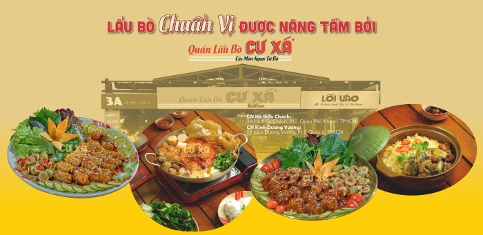 Không gian ấm cúng tại Lẩu Bò Cư Xá - Nét đẹp ẩm thực truyền thống