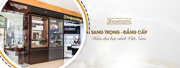Không gian sang trọng tại showroom Donghochinhhang.com