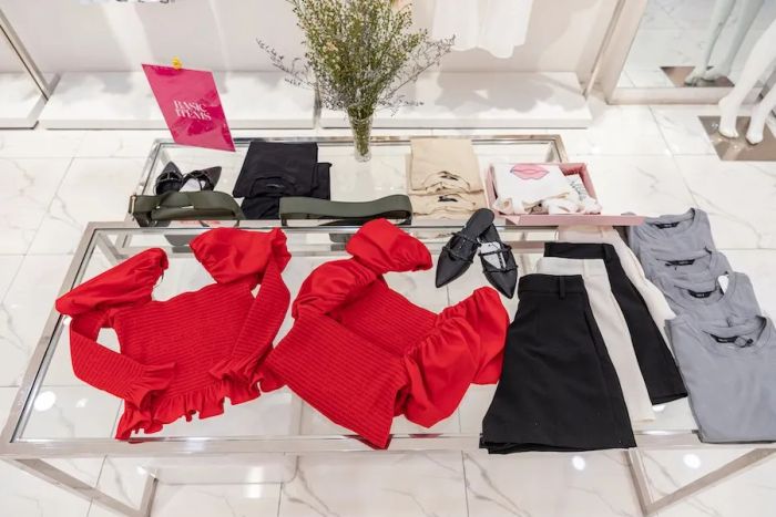 Không gian trưng bày ấn tượng tại MARC Fashion